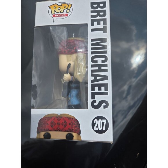 Funko Pop! Rocks Bret Michaels #207 Vinyl Figure Collectible*NIB*NEW - Picture 4 of 6